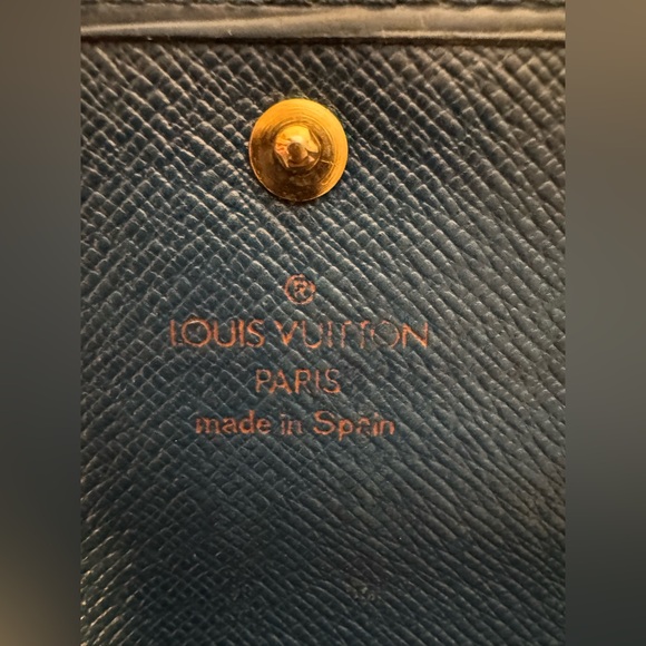 LV EPI Blue Leather Bifold Wallet - Picture 12 of 16